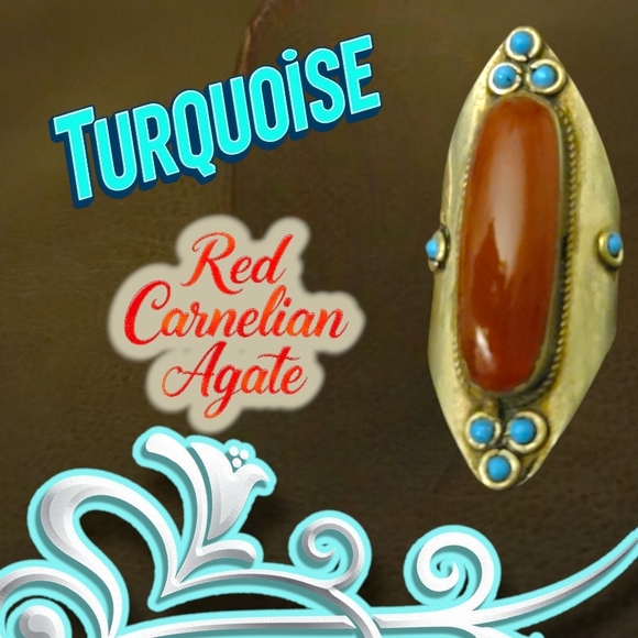 Elongated Sterling Silver Antique Ring - Picture 2 of 7